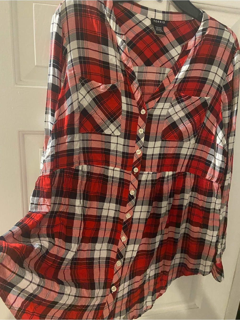 TORRID 1 1X Plaid Shirt